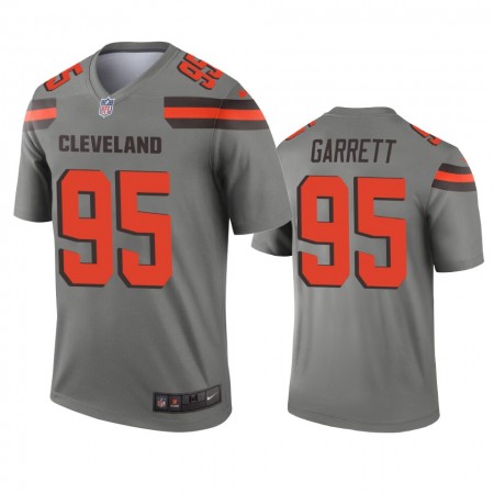 Camiseta Hombre NFL Cleveland Browns Myles Garrett 95 Gris Inverted Legend Camiseta Hombre NFL Cleveland Browns Myles Garrett 95 Gris Inverted Legend